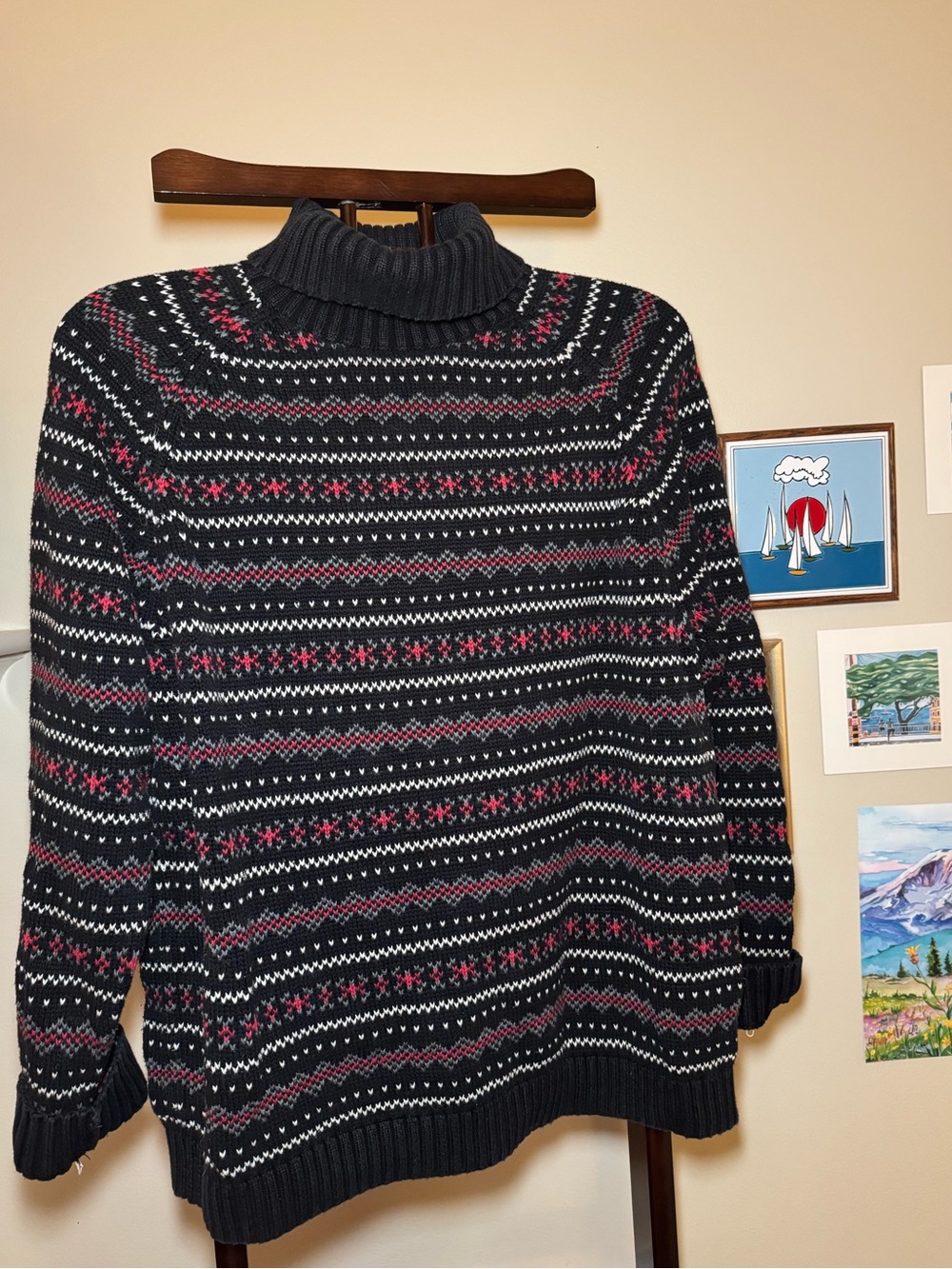 Vintage Nordic Fair Isle Pattern